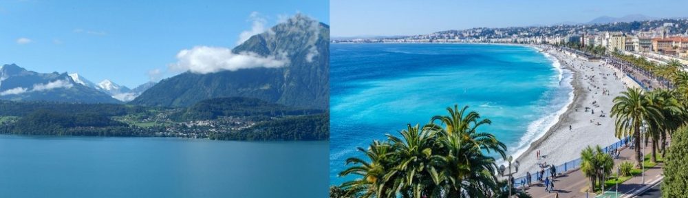 Von der Schweiz nach Nizza